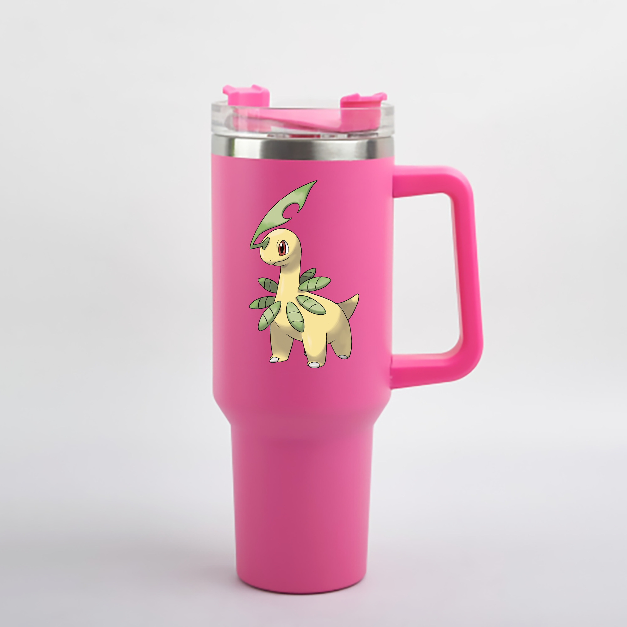 （画像用） ポケットモンスター Pokémon 1200mL車用タンブラー - クリスタルステッカー（プラスチックストロー付き）